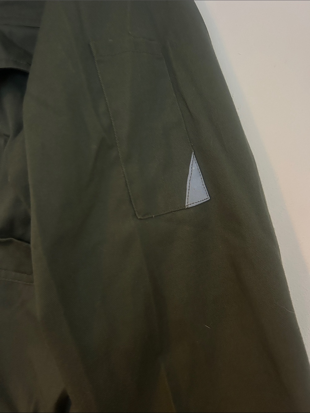Olive Green Utility Jumpsuit with Front Pockets - Picture 2 of 6